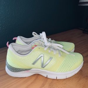 Neon yellow sneakers